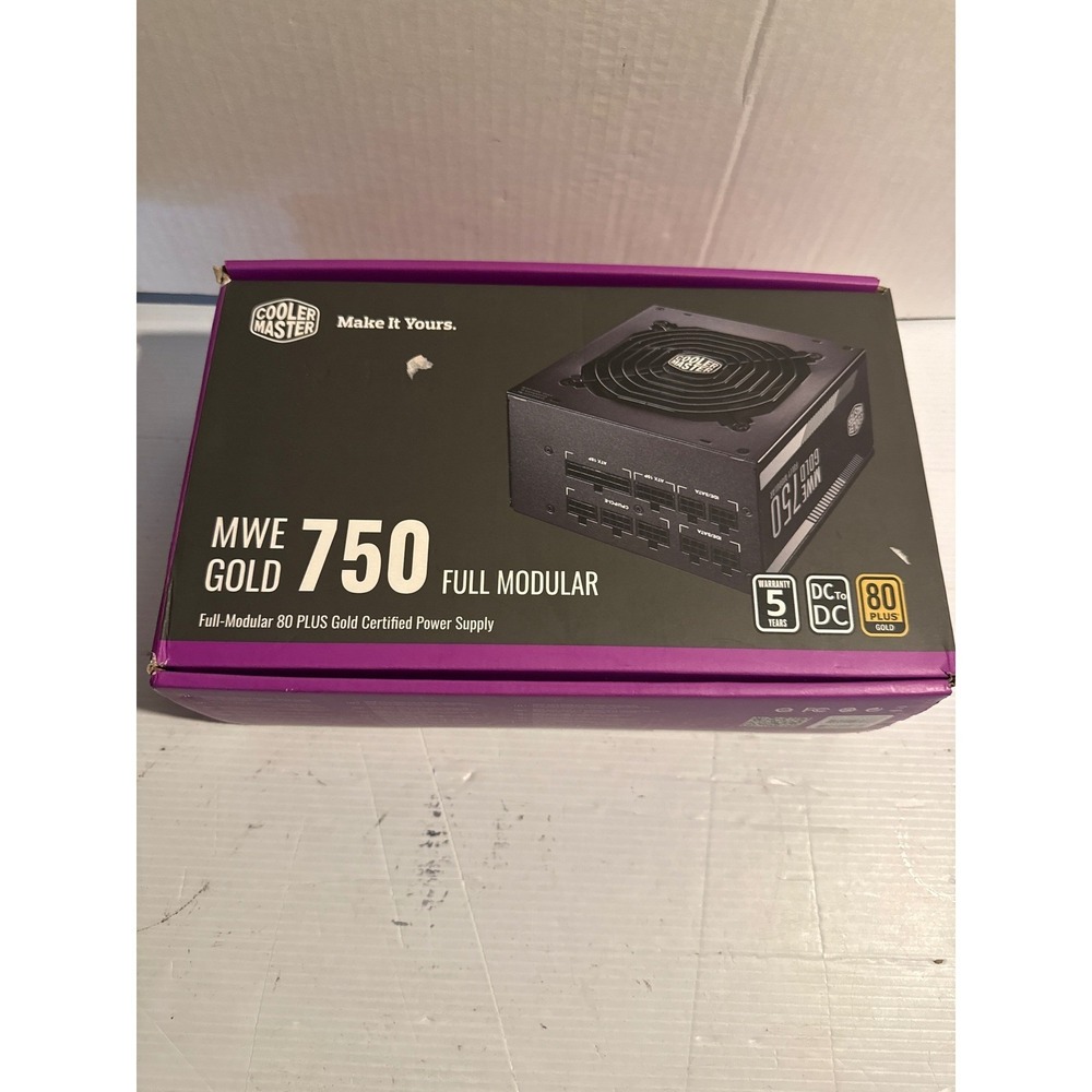 Cooler Master MWE Gold 750 Full Modular 80 PLUS Gold Certified Power Supply PSU